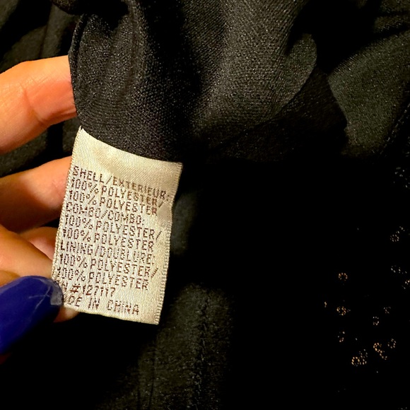 Ombré Natasha dress!
 Badgley Mischka Sequin Mini Dress - Black and Gold - Picture 6 of 9